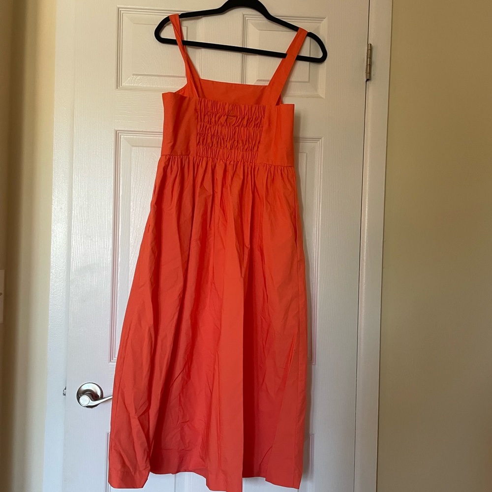 Coral midi dress size small